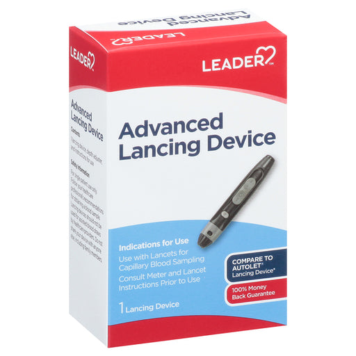 Leader Leader™ Advanced Lancing Device – For Daily Glucose Testing Lancing Devices White Smoke