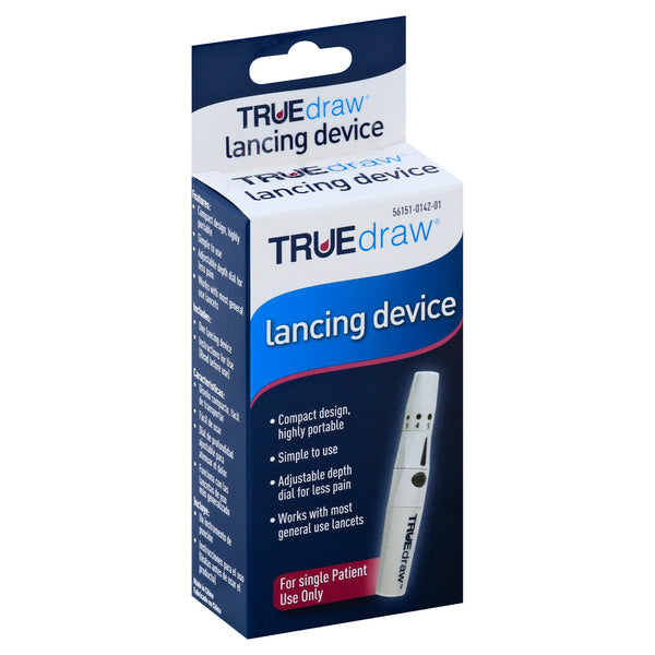 Truedraw Truedraw Gentle Draw Lancing Device Prestige, 1 Each By Prestige Lancing Devices White Smoke