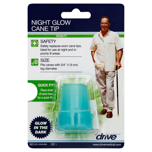 Drive Medical Drive Medical Glow-In-The-Dark Cane Tip 3/4" Blue Canes & Walking Sticks Lavender