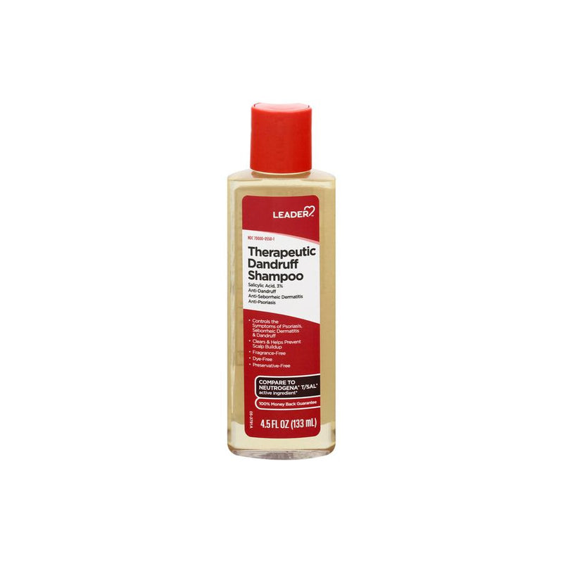 Leader Health Care Leader Health Care Therapeutic Dandruff Shampoo, 4.5 Oz Shampoo White Smoke