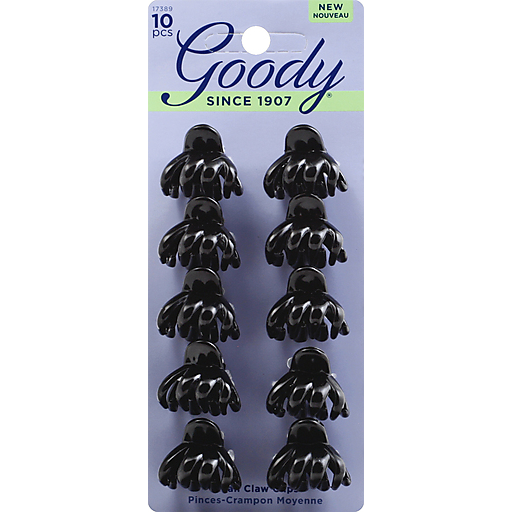 Goody Goody Mini Spider Claw Clips Hair Pins, Claws & Clips Black