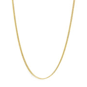 Bids.com Semi-Solid 14K Yellow Gold 4.5mm Miami Cuban Chain Necklace - Unisex Chain - 22 Inches Necklaces White Smoke Yellow.Gold / 22