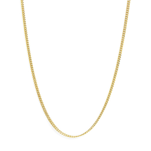 Bids.com Semi-Solid 14K Yellow Gold 4.5mm Miami Cuban Chain Necklace - Unisex Chain - 22 Inches Necklaces White Smoke Yellow.Gold / 22