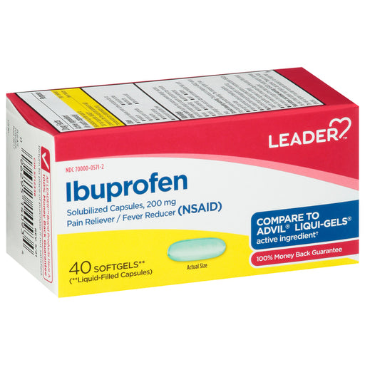 Leader Leader™ Ibuprofen 200 mg Liquid-Filled Softgels Special Effects White Smoke