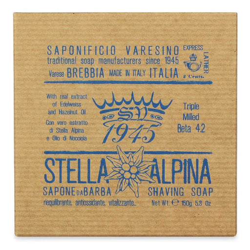 Saponificio Varesino Saponificio Varesino Stella Alpina Formula Beta 4.2 Shaving Soap Refill 5.3 oz Shaving Soap Dark Khaki