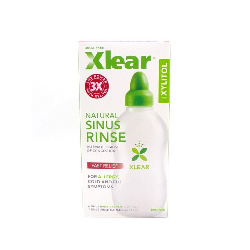 Xlear Xlear Sinus Care Rinse Kit with Xylitol – Natural Relief & Congestion Support Respiratory Care White Smoke