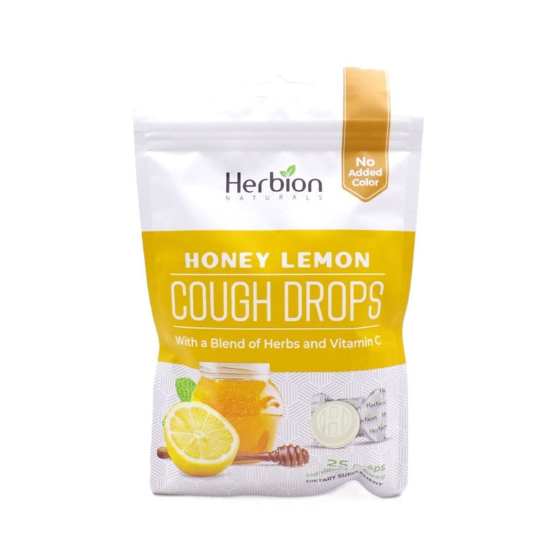 Herbion Naturals Herbion Naturals Honey Lemon Cough Drops - 25ct Vitamins & Supplements White Smoke
