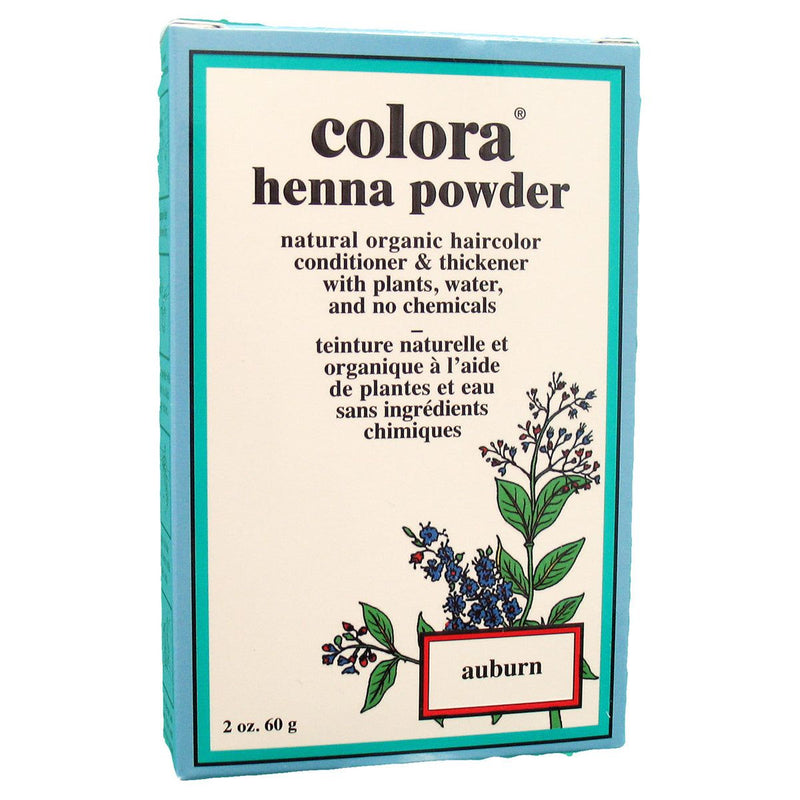 Colora Colora Henna Powder Hair Color Auburn 2Oz Hair Color Antique White
