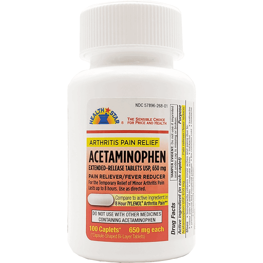 Health Star Health Star Acetaminophen Arthritis 650 Mg Health Care Lavender
