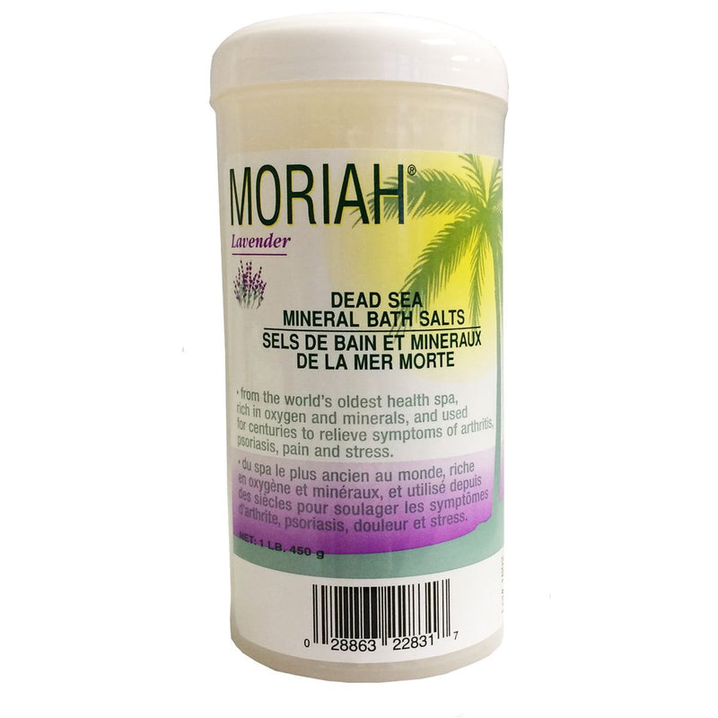 Axel Kraft Axel Kraft Moriah_dead Sea Salt, Lavender, Jar, 1lb Decorative Jars White Smoke