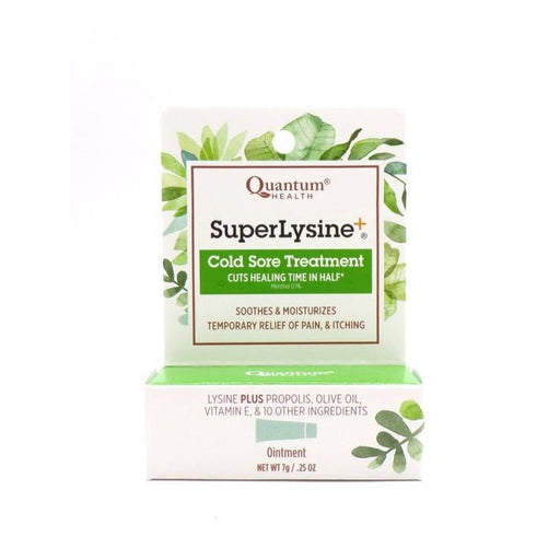 Quantum Quantum Super Lysine Plus Cold Sore Treatment Cream - 0.25 Oz Health & Beauty White Smoke