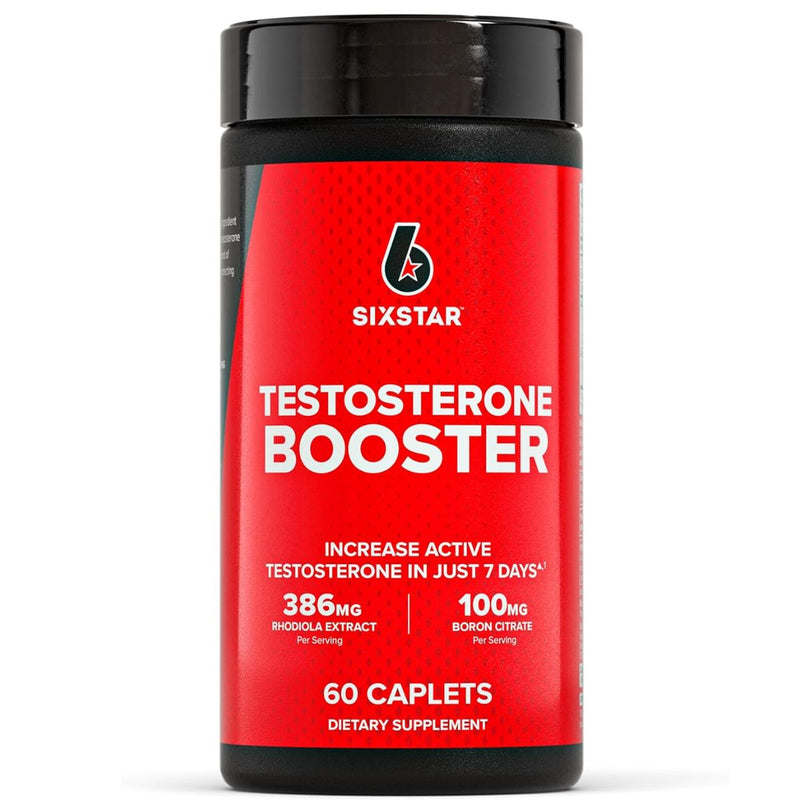 Six Star Six Star Protein Testosterone Booster  Caplets 60Ct Vitamins & Supplements White Smoke