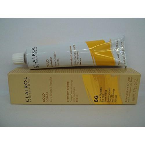 Clairol Clairol SOY4PLEX Permanent Hair Color Cream Creme 2 Oz 6G Dark Golden Blonde Hair Color Dark Gray