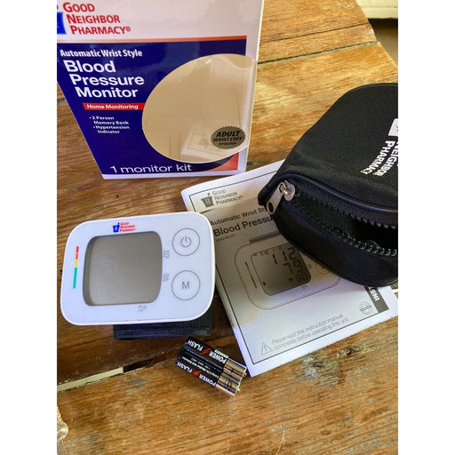 0 Good Neighbor Pharmacy Automatic Wrist Style Blood Pressure Monitor #394 Blood Pressure Monitors Chocolate