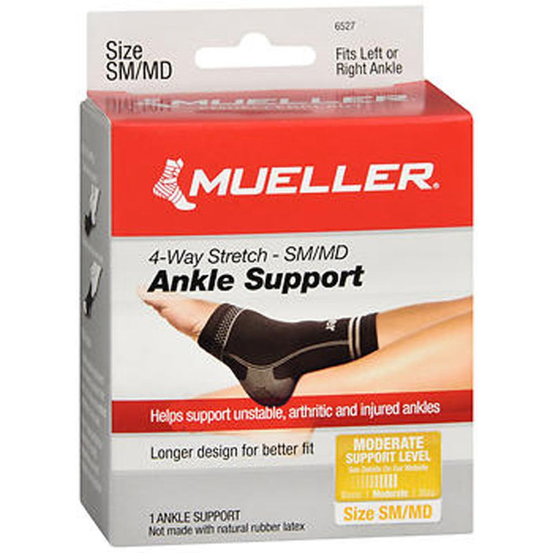 Mueller Mueller® Ankle Support – Moderate Support (Small/Medium) Plumbing Fittings & Supports Light Gray