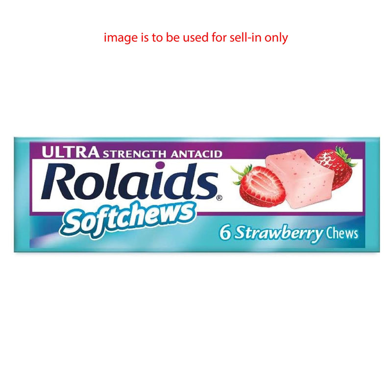 Rolaids Rolaids® Soft Chews – Antacid, Strawberry Flavor Personal Care White Smoke