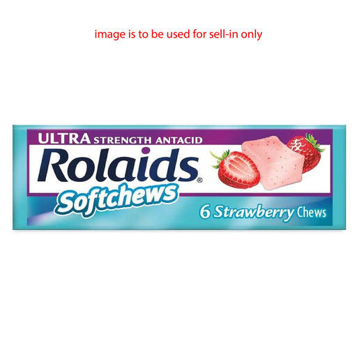 Rolaids Rolaids® Soft Chews – Antacid, Strawberry Flavor Personal Care White Smoke