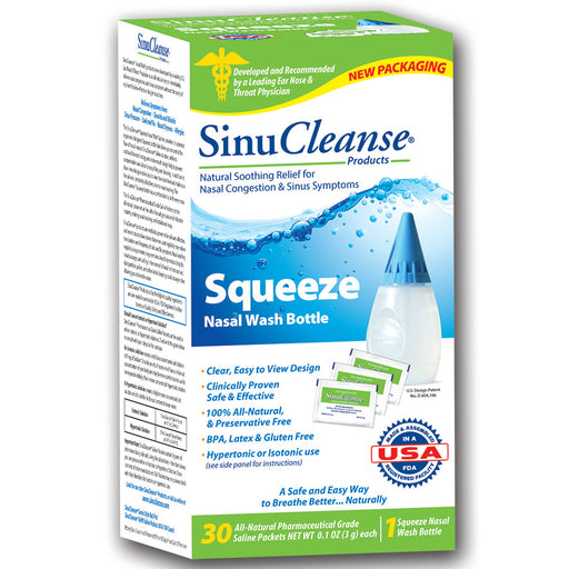 SinuCleanse SinuCleanse Saline Refills 60 Packets Health & Beauty White Smoke