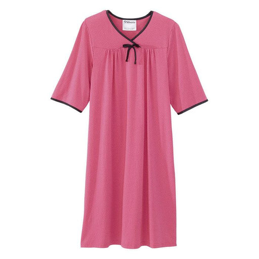 0 Silverts Open Back Hospital Gowns For Women - Night Gowns For Elderly Women, Post Surgery Clothing For Women, Adaptive Clothing For Women Hospital Gowns White Smoke