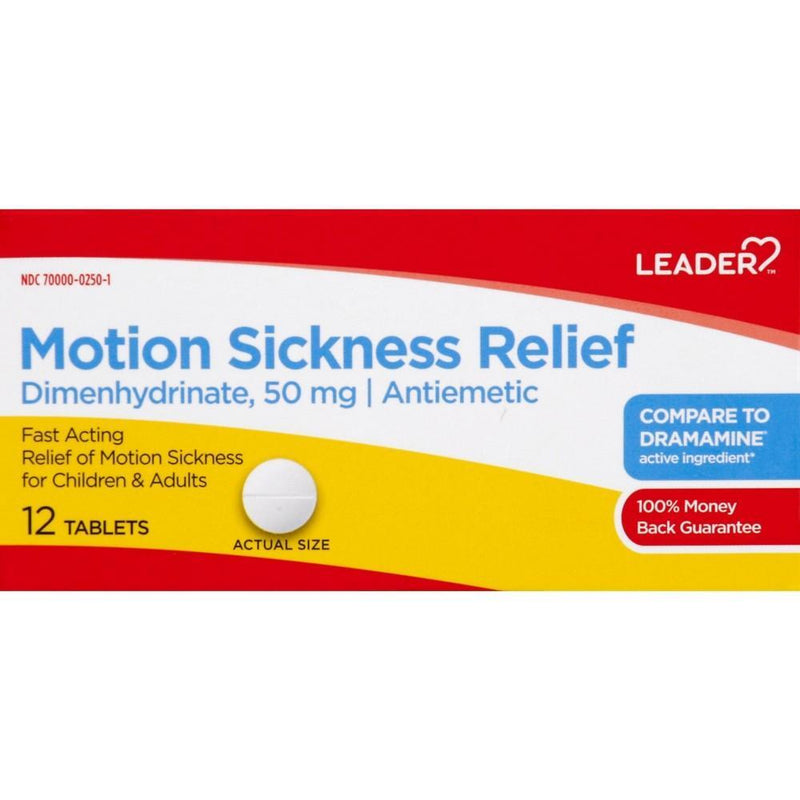 Leader Leader Motion Sickness Relief Health & Beauty Red