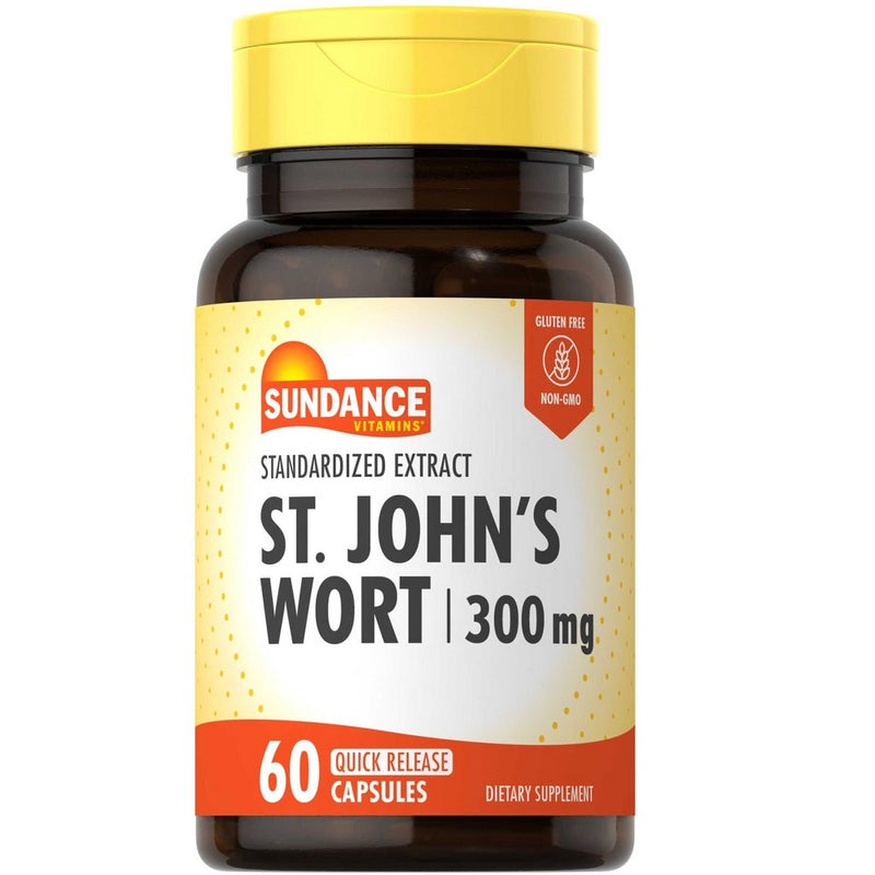 Sundance Sundance Vitamins® St. John’s Wort – 300 mg – 60 Capsules Vitamins & Supplements White Smoke