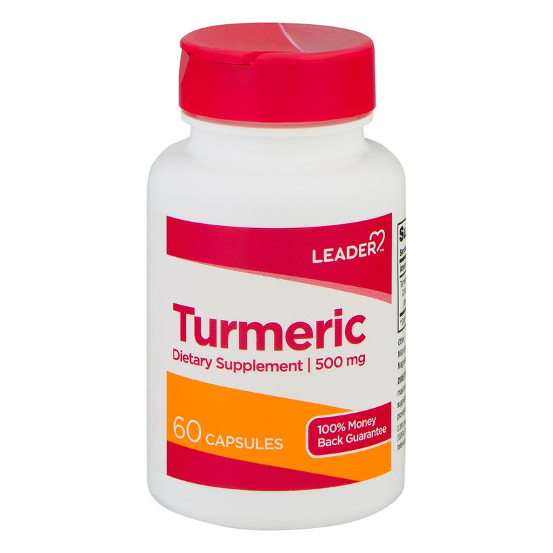 Leader Leader Turmeric, 500 Mg, Capsules Vitamins & Supplements Lavender