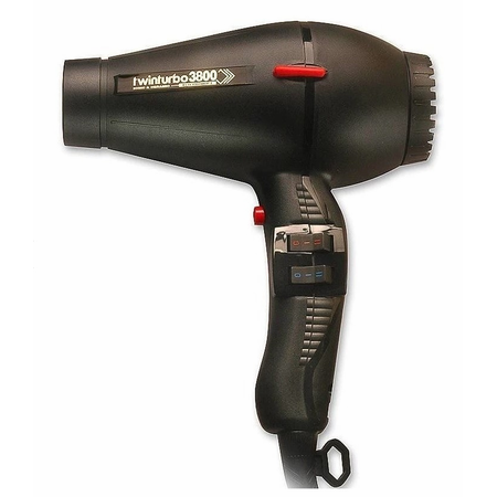Turbo Power Turbo Power TwinTurbo 3800 Ionic & Ceramic Hair Dryer Black #330 Hair Dryers White Smoke