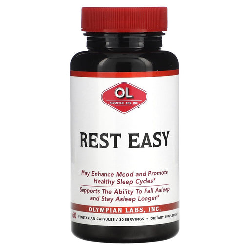 Olympian Labs Olympian Labs Rest Easy, 60 Vegetarian Capsules Health & Beauty White Smoke