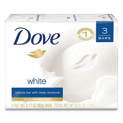 Dove Dove White Beauty Bar, Light Scent, 3.17 Oz, 12/Carton UNI04090CT Dish Detergent & Soap White Smoke
