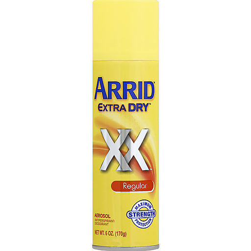 Arrid Arrid Extra Dry XX Regular Aerosol Antiperspirant Deodorant Deodorant Light Goldenrod