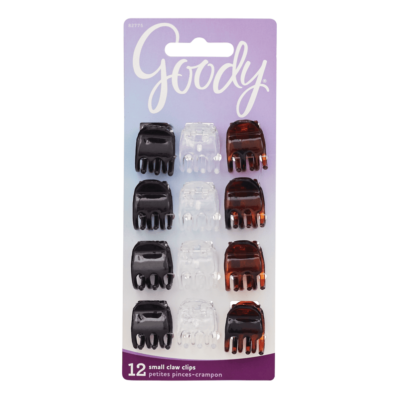 Goody Goody Claw Clips, Small, Slideproof Hair Care Light Gray