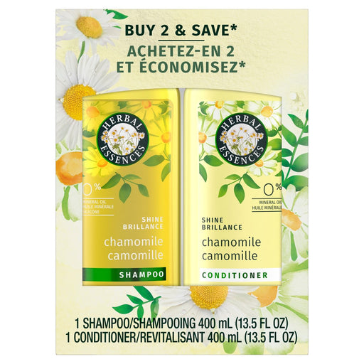 Herbal Essences Herbal Essences Classic Shine - Chamomile Shampoo And Conditioner Set - 27 Fl Oz Hair Care Antique White