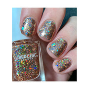 UberChic Beauty 24K Chic - Holographic Polish Regular Polish Dark Gray