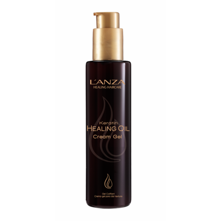 L'anza L'anza Keratin Healing Oil Cream Gel 6.8 Oz Hair Styling Products Black