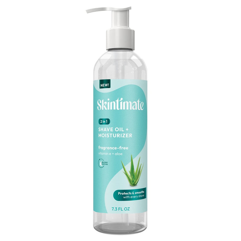 Skintimate Skintimate Sensitive 2 In 1 Shave Oil + Moisturizer - Fragrance Free - 7.3 Fl Oz Lotion & Moisturizer White Smoke