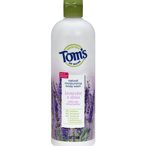 Tom's of Maine Tom's of Maine Body Wash, Lavender & Shea 16 Oz Body Wash Light Gray