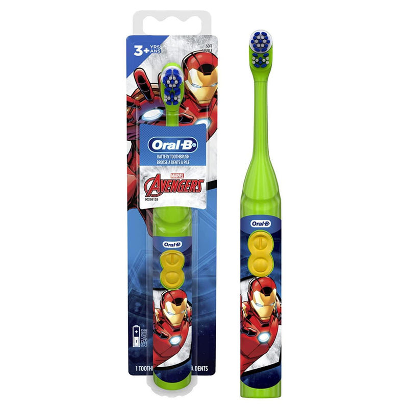 Oral-B Oral-B Avengers Battery Toothbrush Toothbrushes White Smoke
