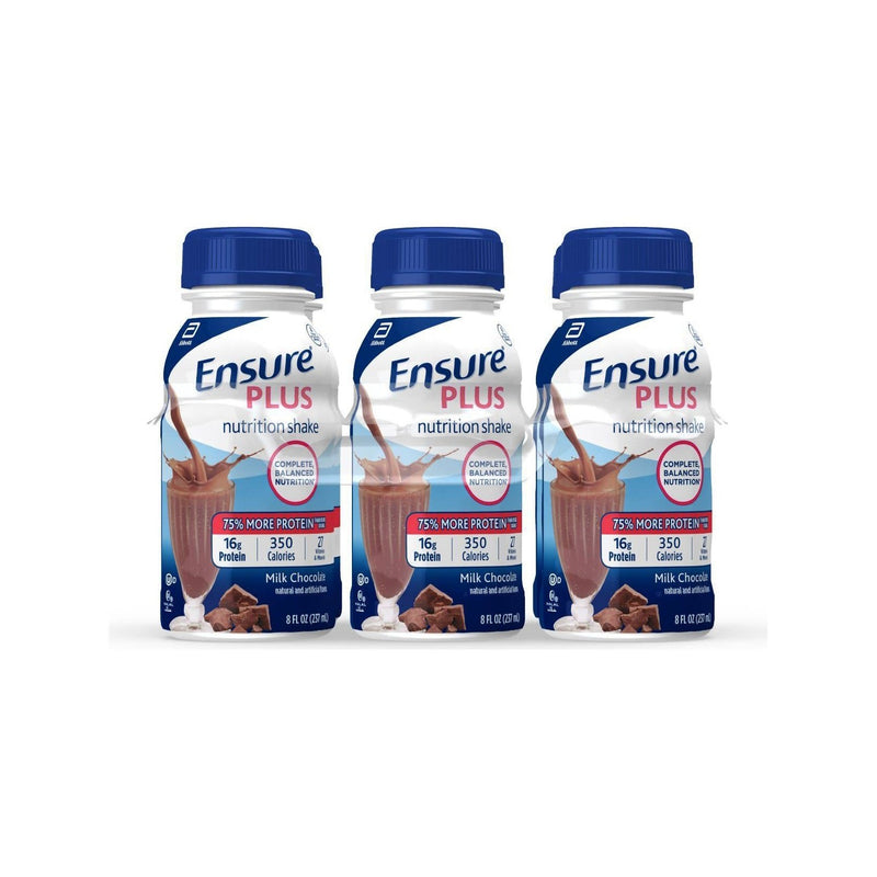 Ensure Ensure Plus Nutrition Shake Milk Chocolate 6x8 Fl Oz Fitness & Nutrition White Smoke