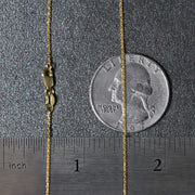 Bids.com 14k Yellow Gold Diamond Cut Cable Link Chain 0.8mm Necklaces Dark Slate Gray 16 / Yellow Gold,18 / Yellow Gold,20 / Yellow Gold,One / Yellow Gold