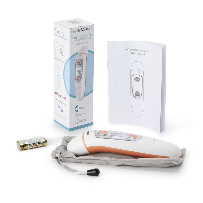 Promed Specialties Promed Specialties Non-Contact Skin Surface Thermometer Fertility Tests & Monitors White Smoke