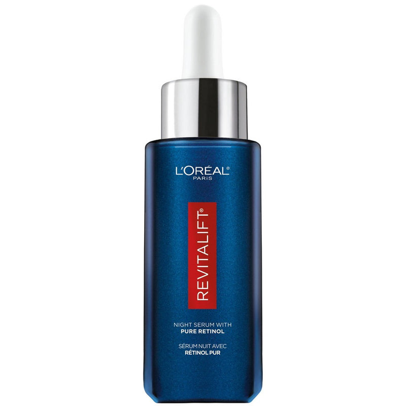 L'Oreal Paris L'Oreal Paris Revitalift Derm Intensives Night Serum, 0.3% Pure Retinol – 1.0 Fl Oz Health & Beauty White Smoke