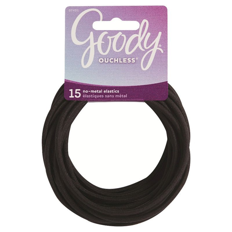 Goody Goody Ouchless Elastics, Non Metal, Extra Thick Elastic White Smoke