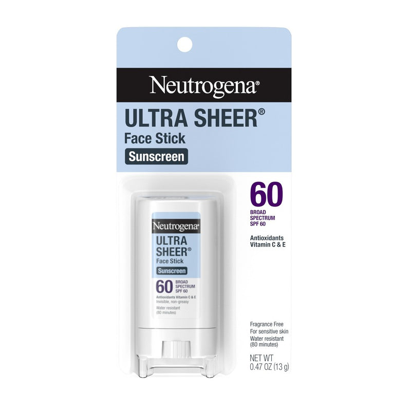 Neutrogena Neutrogena Ultra Sheer Face Stick - SPF 60 Sunscreen White Smoke