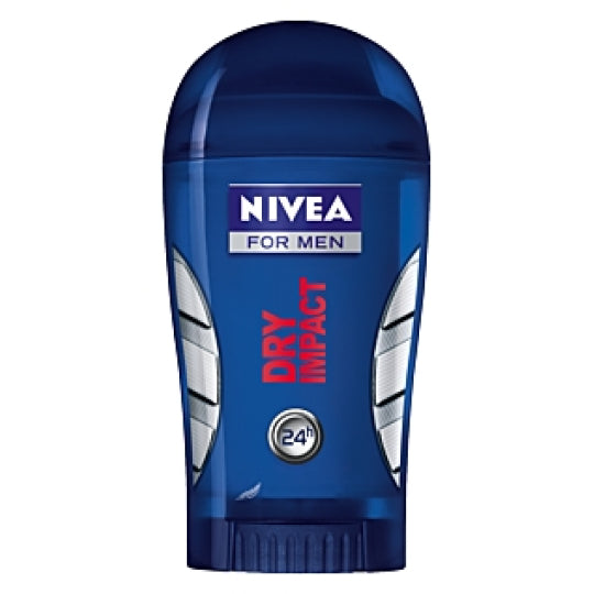 Nivea Nivea Men Dry Impact Antiperspirant Deodorant Stick 40 Ml Cosmetics White Smoke