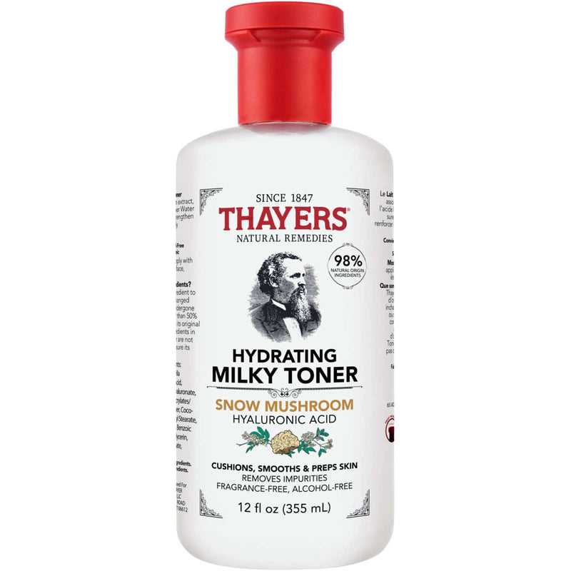 Thayers Thayer's Hydrating Milky Toner 12oz Toners White Smoke