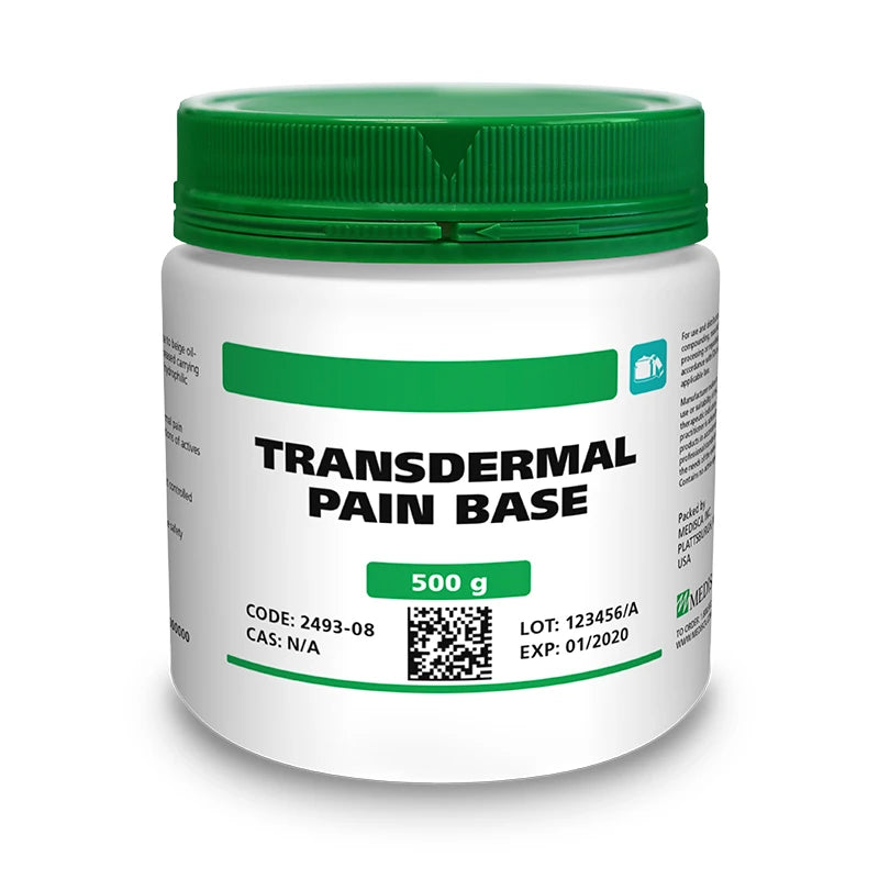 Medisca TRANSDERMAL PAIN BASE, DISPENSING SUPPLY Science & Laboratory White Smoke