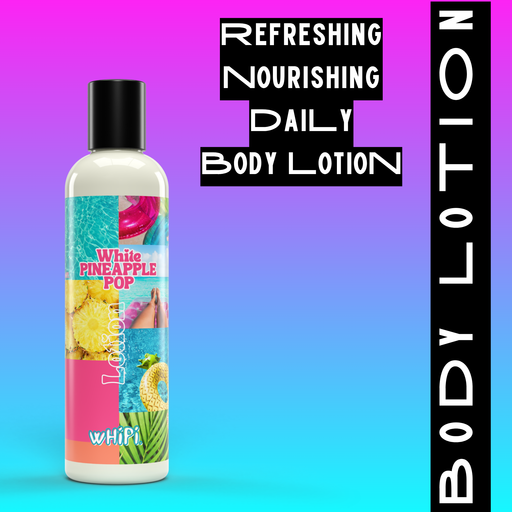 Whipi Co Body Lotion- White Pineapple Pop Body Lotion Black