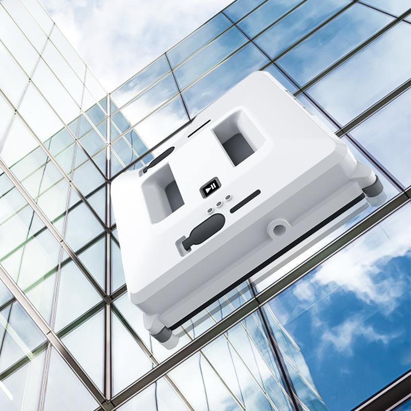 SmartPursue™ Compact Window Cleaning Robot – Smart Automatic Glass Cleaner Window cleaner robot White Smoke White / American Standard,White / Australian Regulations,White / British Standard,White / European Standard,White / National Standard