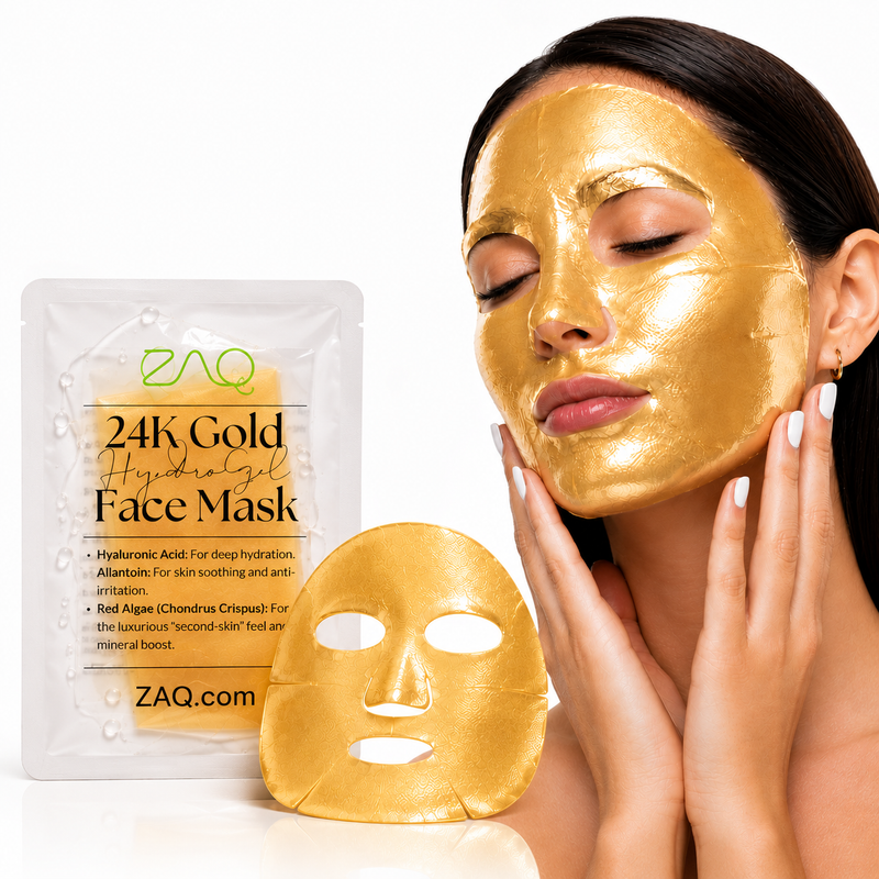 24K Gold Hydrogel Face Mask