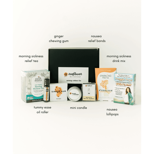 Sunflower Motherhood Morning Sickness Box Baby Gift Set Lavender